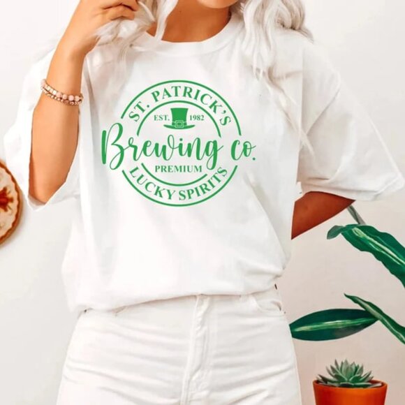 Tops - Happy St Pattys Shirt, Funny Shamrock Shirt, Lucky Shirt Gift